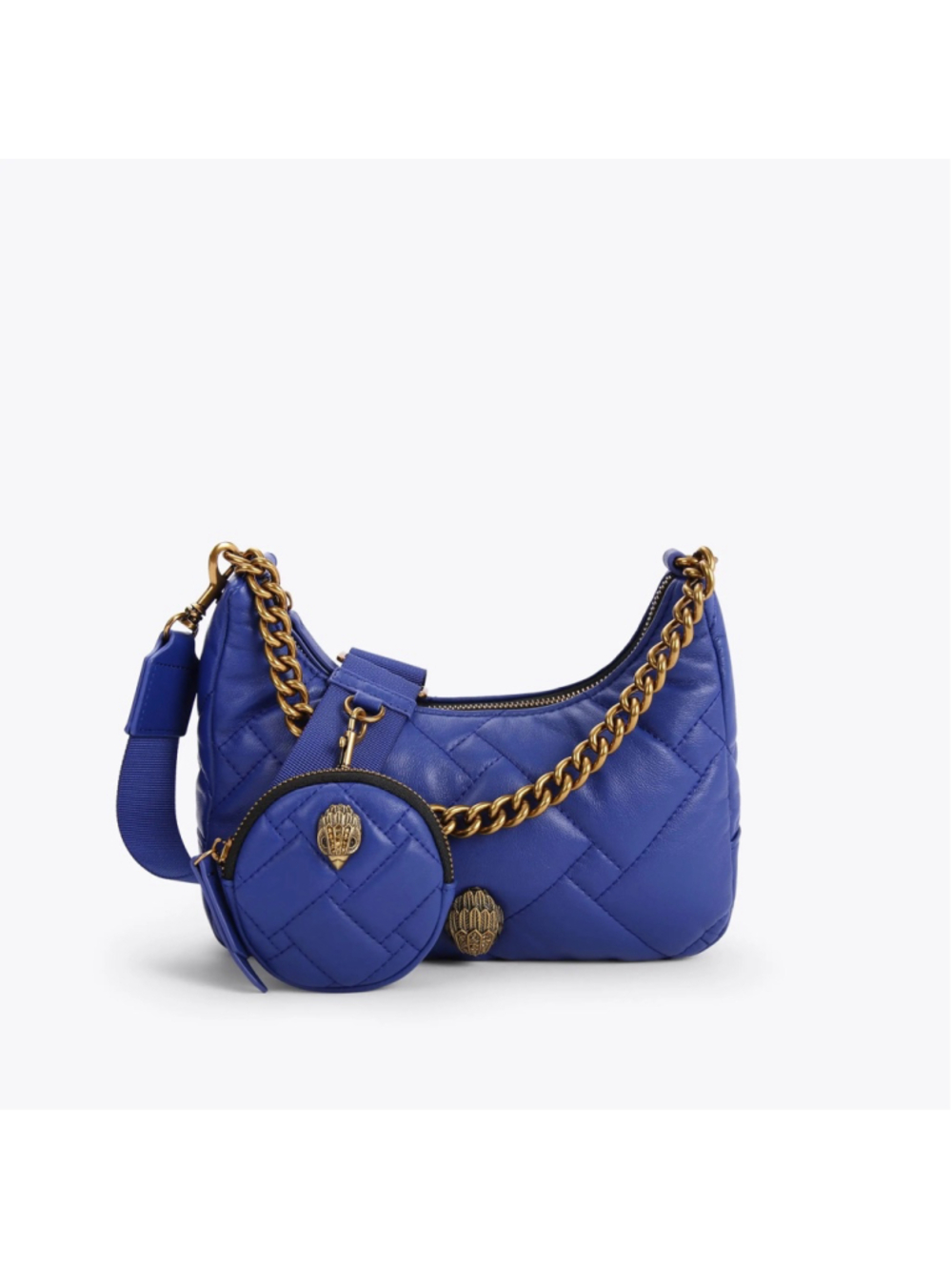 Kurt Geiger LEATHER MULTI CROSS BODY in Blue